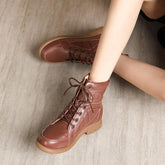 plus size booties women's spring and autumn shoes-BS01042-Veeddydropshipping